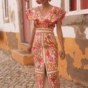 Island Muse Ruffle Maxi Dress-Dresses-Krush Kandy, Women's Online Fashion Boutique Located in Phoenix, Arizona (Scottsdale Area)