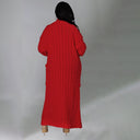 Set The Tone Open Long Knit Pocket Cardigan-Cardigans-Krush Kandy, Women's Online Fashion Boutique Located in Phoenix, Arizona (Scottsdale Area)