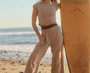 Flex Mode Cropped Active Top-2 Piece Outfit Sets-Krush Kandy, Women's Online Fashion Boutique Located in Phoenix, Arizona (Scottsdale Area)