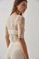 Sheer Lace Top-Blouses-Krush Kandy, Women's Online Fashion Boutique Located in Phoenix, Arizona (Scottsdale Area)