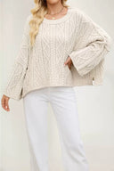 Oversized Cozy Knit Top-Sweater-Krush Kandy, Women's Online Fashion Boutique Located in Phoenix, Arizona (Scottsdale Area)