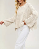 Oversized Cozy Knit Top-Sweater-Krush Kandy, Women's Online Fashion Boutique Located in Phoenix, Arizona (Scottsdale Area)
