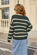 Candy Threads Stripe Sweater-Tops-Krush Kandy, Women's Online Fashion Boutique Located in Phoenix, Arizona (Scottsdale Area)