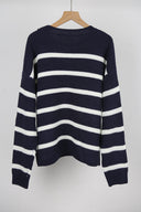 Candy Threads Stripe Sweater-Tops-Krush Kandy, Women's Online Fashion Boutique Located in Phoenix, Arizona (Scottsdale Area)