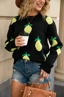 Lemon Lush Sweater-Tops-Krush Kandy, Women's Online Fashion Boutique Located in Phoenix, Arizona (Scottsdale Area)