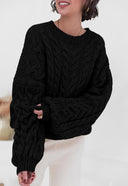 Comfort Krush Oversized Knit Sweater-Sweaters-Krush Kandy, Women's Online Fashion Boutique Located in Phoenix, Arizona (Scottsdale Area)