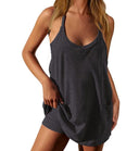 Vacay Vibes Casual Romper-Jumpsuits & Rompers-Krush Kandy, Women's Online Fashion Boutique Located in Phoenix, Arizona (Scottsdale Area)