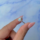 Aurora Crest Opal Pear Ring