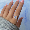 Starlit Blossom Opal Ring