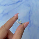 Starlit Blossom Opal Ring
