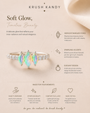 Ocean Whisper Marquise Opal Ring