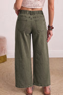 Olive Grove Barrel Jeans