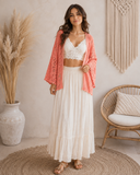 Open Weaving Long Sleeve Hoodie Sweater Cardigan