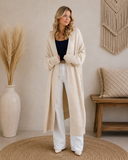Open Long Knit Cardigan