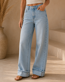 Orbit 90's Low Rise Relaxed Straight Jeans – Medium Wash