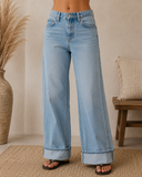 Orbit 90's Low Rise Relaxed Straight Jeans – Medium Wash