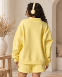 Oversized Sweatshirt and Shorts Lounge Set