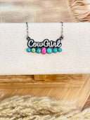 Giddy Up Cowgirl Personalized Necklace PREORDER-Chain Necklaces-Rae Collective, Women's Online Fashion Boutique Located in Phoenix, Arizona (Scottsdale Area)