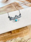 You are my Sunshine Sterling Necklace PREORDER-Chain Necklaces-Rae Collective, Women's Online Fashion Boutique Located in Phoenix, Arizona (Scottsdale Area)
