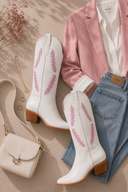 Jade-Western Long Boots