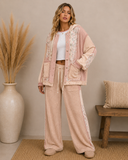 POL Floral Patchwork Thermal Jacket