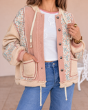 POL Floral Patchwork Thermal Jacket