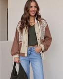 POL Floral Patchwork Thermal Jacket