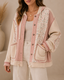 POL Floral Patchwork Thermal Jacket