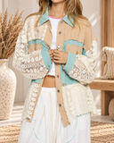 POL Lace Jean Jacket