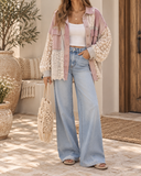 POL Lace Jean Jacket
