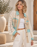 POL Lace Jean Jacket