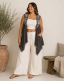 POL Pearl Embellished Cardigan