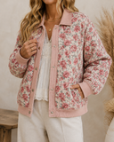 POL Vintage Floral Quilted Jacket