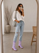 Jade-Western Long Boots