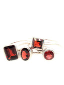 (4 Shapes) Garnet Dainty Sterling Silver Ring-Dainty Rings-Krush Kandy, Women's Online Fashion Boutique Located in Phoenix, Arizona (Scottsdale Area)