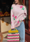 Southern Belle Rose Knit Sweater-Sweaters-Krush Kandy, Women's Online Fashion Boutique Located in Phoenix, Arizona (Scottsdale Area)