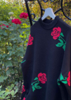 Southern Belle Rose Knit Sweater-Sweaters-Krush Kandy, Women's Online Fashion Boutique Located in Phoenix, Arizona (Scottsdale Area)