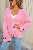 Everyday Basic Button Cardigan-Tops-Krush Kandy, Women's Online Fashion Boutique Located in Phoenix, Arizona (Scottsdale Area)