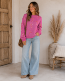 Pink Candy Cane Sweater