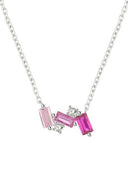 Cubic Zirconia Geometric Necklace-Necklaces-Krush Kandy, Women's Online Fashion Boutique Located in Phoenix, Arizona (Scottsdale Area)