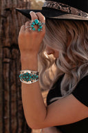 Squash Blossom Horseshoe Ring-Cluster Rings-Rae Collective, Women's Online Fashion Boutique Located in Phoenix, Arizona (Scottsdale Area)