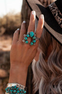 Squash Blossom Horseshoe Ring-Cluster Rings-Rae Collective, Women's Online Fashion Boutique Located in Phoenix, Arizona (Scottsdale Area)