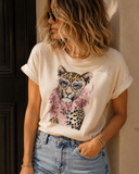Pretty Fierce Leopard Graphic Tee