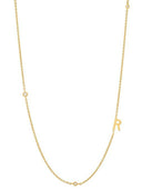 Cubic Zirconia Letter Minimalist Necklace-Necklaces-Krush Kandy, Women's Online Fashion Boutique Located in Phoenix, Arizona (Scottsdale Area)