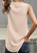 Busy Boss Babe Eyelash Lace V Neck Tank Top | S-2X 6 colors-Tanks-Rae Collective, Women's Online Fashion Boutique Located in Phoenix, Arizona (Scottsdale Area)