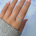 Lunar Crest Moonstone Ring