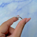 Lunar Crest Moonstone Ring