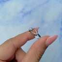 Starlight Whisper Moonstone Ring