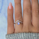 Luna Cascade Moonstone Ring