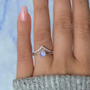 Luna Cascade Moonstone Ring